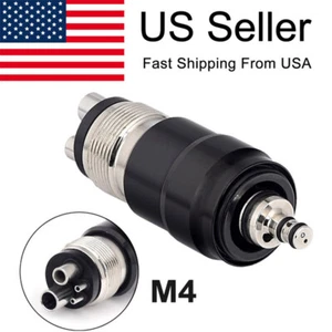 Dental Quick Coupler Connector Swivel Adapter for High Speed Handpiece 4Holes - Picture 1 of 11