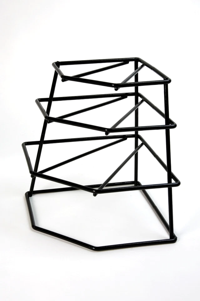 Delfinware 2007BK Black 4 Tier Plate Stacker - Image 1 of 1