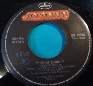 TRIO ~ Boom Boom / Out In The Streets ~  45rpm Record In Canada - Bild 1 von 2
