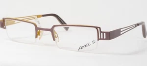 AXEL S. AX762 43 Dusty Rose /Mustard UNIQUE RARE EYEGLASSES 45-21-135mm Germany - Picture 1 of 11
