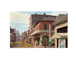 New Orleans Louisiana Bourbon Street Al Hirt 500 Club VTG Postcard Posted 1967 - Picture 1 of 3