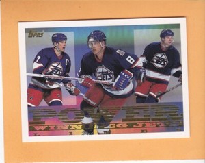 KEITH TKACHUK ZHAMNOV SELANNE 1995-96 TOPPS POWER LINES #2PL WINNIPEG JETS NM-MT