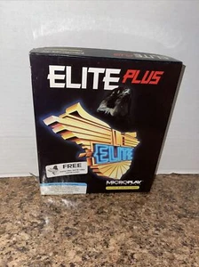 Videojuego Elite Plus IMB PC ~ CAJA GRANDE 1991 Microplay Software 5 1/4" Disco RARO - Imagen 1 de 7