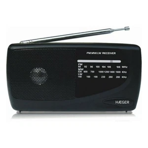 Aeg Haeger radio AM/FM PR-TRI.002A nero - Foto 1 di 4