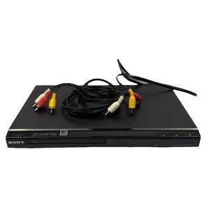 Reproductor de DVD SONY DVP-SR101P negro escaneo progresivo Dolby DTS con cables AV - Imagen 1 de 19