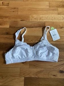 Amoena 36B Annabell 2126 White Surgery Mastectomy Bra with Pockets Comfort NWT 3 - Picture 1 of 4