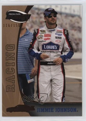 2009 Press Pass Fusion Bronze /150 Jimmie Johnson #70 HOF - Image 1 of 2