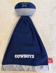NFL Dallas Cowboys Football Lovey Blanket 2007 Snuggleball Long Time Toys EUC - Picture 1 of 11