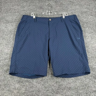 Pantalones Cortos Under Armour Para Hombre Talla 40 Azul Geométrico Chino Heat Gear Golf Informales Foto 1 de 4