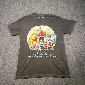 Queen Mens Small Band T-Shirt Dark Grey Album Cover Rock A day at the races - Picture 1 of 8