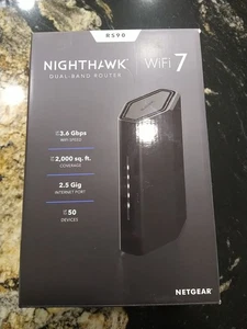 netgear nighthawk dual-band wifi 7 router rs90 - Picture 1 of 5