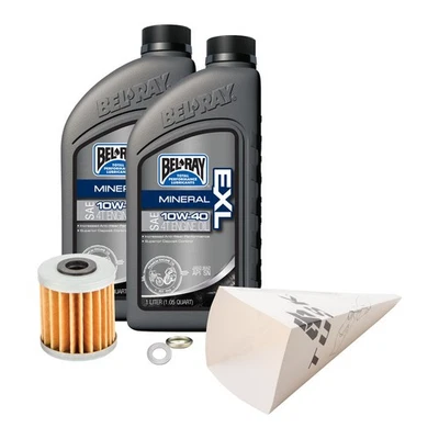 Kit de cambio de aceite Tusk 152986059894fb-e99b6f 4Strk Bel-Ray EXL 10W-40 para Su RMZ250 Foto 1 de 2