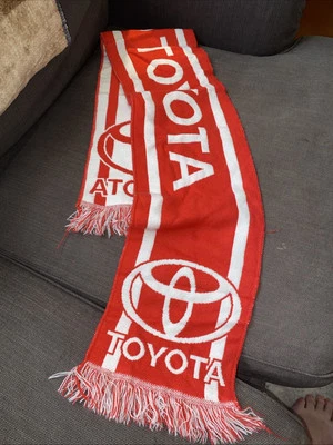 Bam Bams Toyota Red White Acrylic Scarf  C - Image 1 of 4