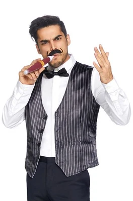 Nuevo kit de disfraz de mafioso gángster rugiente años 20 Foto 1 de 2