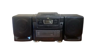 VINTAGE JVC PC-XC7BK Stereo Boombox CD Changer & Cass. Player - Picture 1 of 2