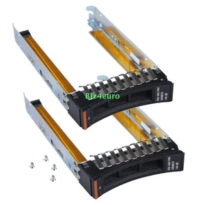 2x For IBM 2.5" HDD Caddy / Festplatterahmen for System x Server 44T2216 M4 M3 - Bild 1 von 10