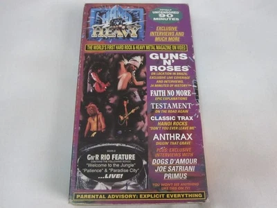 Hard N Heavy Volume 13 VHS (Guns N' Roses • Faith No More • Testament • Anthrax) Foto 1 de 4