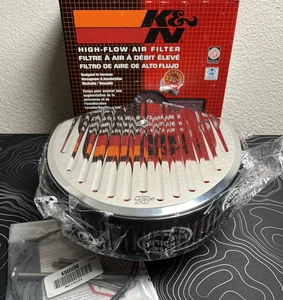 K&N 66-5080R Custom Air Cleaner Assembly With Air Filter - Picture 1 of 4