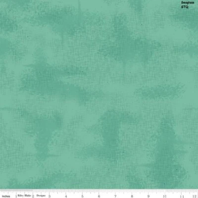 Shabby Tonals Licuadoras Algodón Edredón Tela Riley Blake POR VERDE CRISTAL MARINO Foto 1 de 4