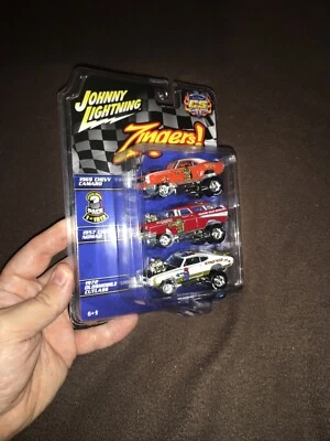 CS CUSTOMS RAT FINK ZINGERS CAMARO, NOMAD, HURST OLDS JOHNNY LIGHTNING 3 CAR SET - Image 1 of 4