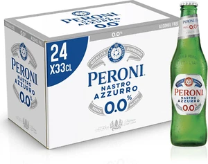 Peroni Nastro Azzurro 0.0 Birra Analcolica Premium Lager, Cassa Birra Con 24 Bir - Foto 1 di 7