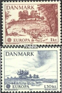 Dänemark 639-640 (kompl.Ausg.) postfrisch 1977 Dänische Landschaften - Bild 1 von 1
