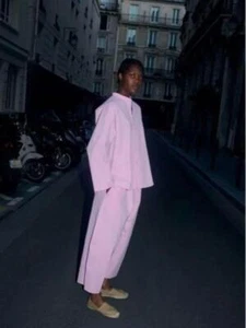 Camicia Cristaseya Christaseya Mao rosa quasi come nuova calcio cotone taglia S rara - Foto 1 di 7