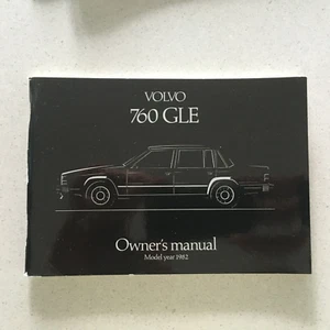 1982 Volvo 760 GLE A5 manuale proprietario - Europa - 104 pagine - Foto 1 di 1