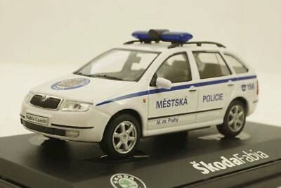 Skoda Fabia Combi, Mestska Policie, white, 143ABX-004XB, Abrex 1:43 - Image 1 of 4