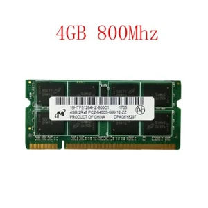 Micron 4GB 2GB DDR2 800MHz PC2-6400S 200Pin SODIMM Laptop Notebook Memory Lot AB - Picture 1 of 9