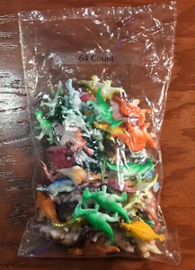 Lot of 64 Miniature Dinosaur Figure Toys Lot - Unbranded - Picture 1 of 4