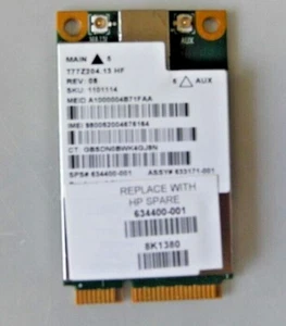 Modulo WWAN Sierra Hp 2170p 8460p 8470p 2570p 6475b 634400-001 Gobi 3000 UN2430 - Picture 1 of 1