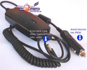 KFZ-ADAPTER CAR IBM THINKPAD 240 390 560 600 600E 770 - Bild 1 von 1