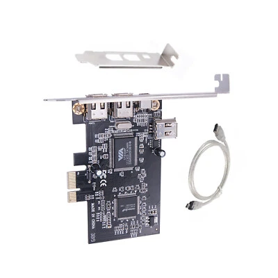 PCI-e 1X to External IEEE 1394 4 Ports (3x6Pin + 1x4Pin ) Firewire Card Adapter - Image 1 of 4