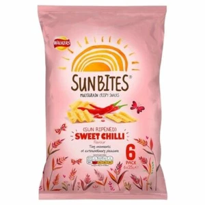 Walkers Sunbites Sweet Chilli 25g x 6 per pack - Picture 1 of 1