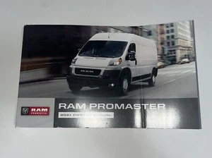 2021 RAM Promaster Owners Manual Book Only - Bild 1 von 4