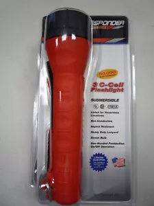 BRIGHT STAR, 19101-O, 19101 RESPONDER 3 C-CELLFLASHLIGHT ORANGE - Picture 1 of 3