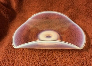 Fostoria Elegantes Kunstglas SEELANDSCHAFT Rosa Opalisierend Kompott 1954-1958 Vintage - Bild 1 von 6