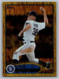 2012 Topps Gold Sparkle #256 Mat Latos San Diego Padres