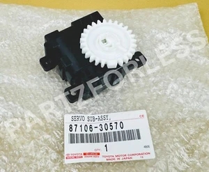 87106-30570 TOYOTA GENUINE DAMPER SERVO SUB-ASSY, AIR CONDITIONER RADIATOR OEM - Picture 1 of 10