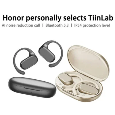 Original Honor TiinLab open earphones AI noise reduction call Bluetooth 5.3 - Image 1 of 4