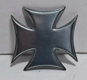 Vintage 2003 Great American Products Edelstahl-Finish Eisernes Kreuz Gürtelschnalle - Bild 1 von 5