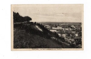 C004354 TORTONA LE BELLE PASSEGGIATE SUL CASTELLO VG 1924 F.P - Picture 1 of 2