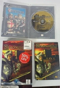 Stronghold Deluxe 2002 PC Game Cardboard Case Manual Plastic Case & Disc EXC - Picture 1 of 5