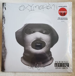 2 LP Schoolboy Q Oxymoron 10th Anniv. Limited Clear & Silver Vinyl - Picture 1 of 2