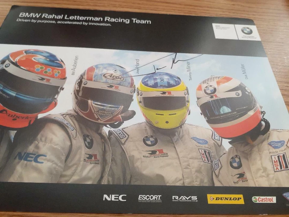 BMW Rahal Letterman Joey Hand Autographed - Image 1 of 1