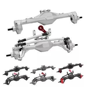 Eje de portal trasero delantero integrado de aluminio para coche sobre orugas 1/10 RC Axial Redcat - Imagen 1 de 24