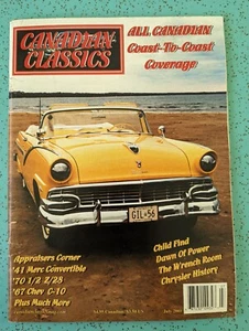 Canadian Classics Vintage Car Magazine July 2001 - Picture 1 of 7