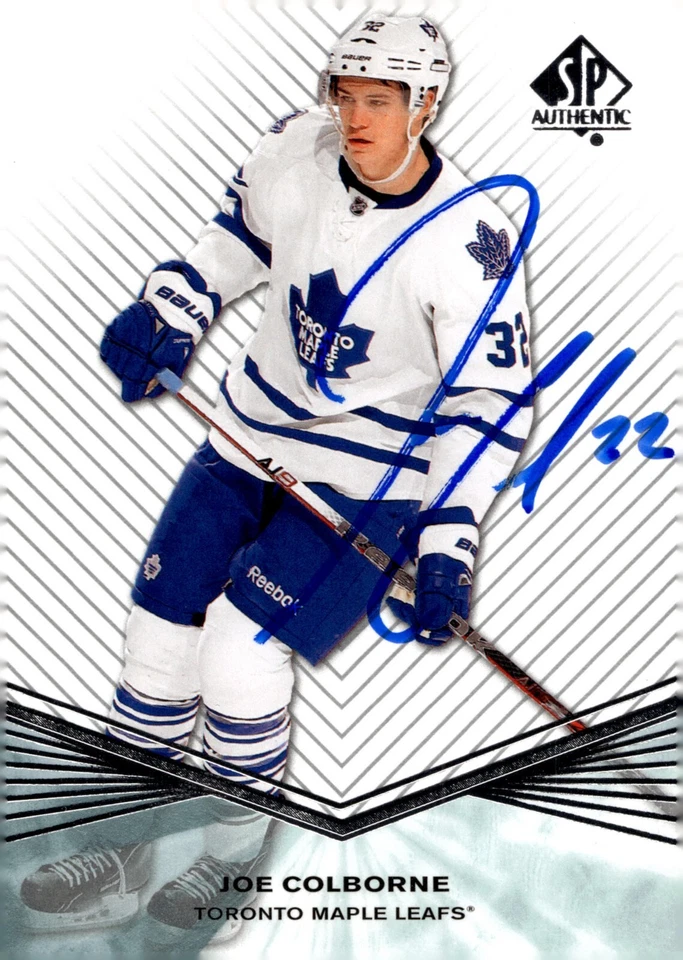 Joe Colborne - Signed 2011-12 Upper Deck SP Authentic Card #R91 - Image 1 of 2