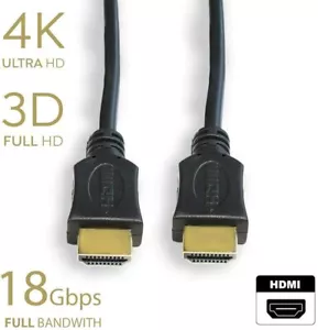 Highspeed HDMI Kabel Full HD TV 2160P 1,5m 3,0m 5,0m 10,0m * 4K mit Ethernet * - Bild 1 von 1
